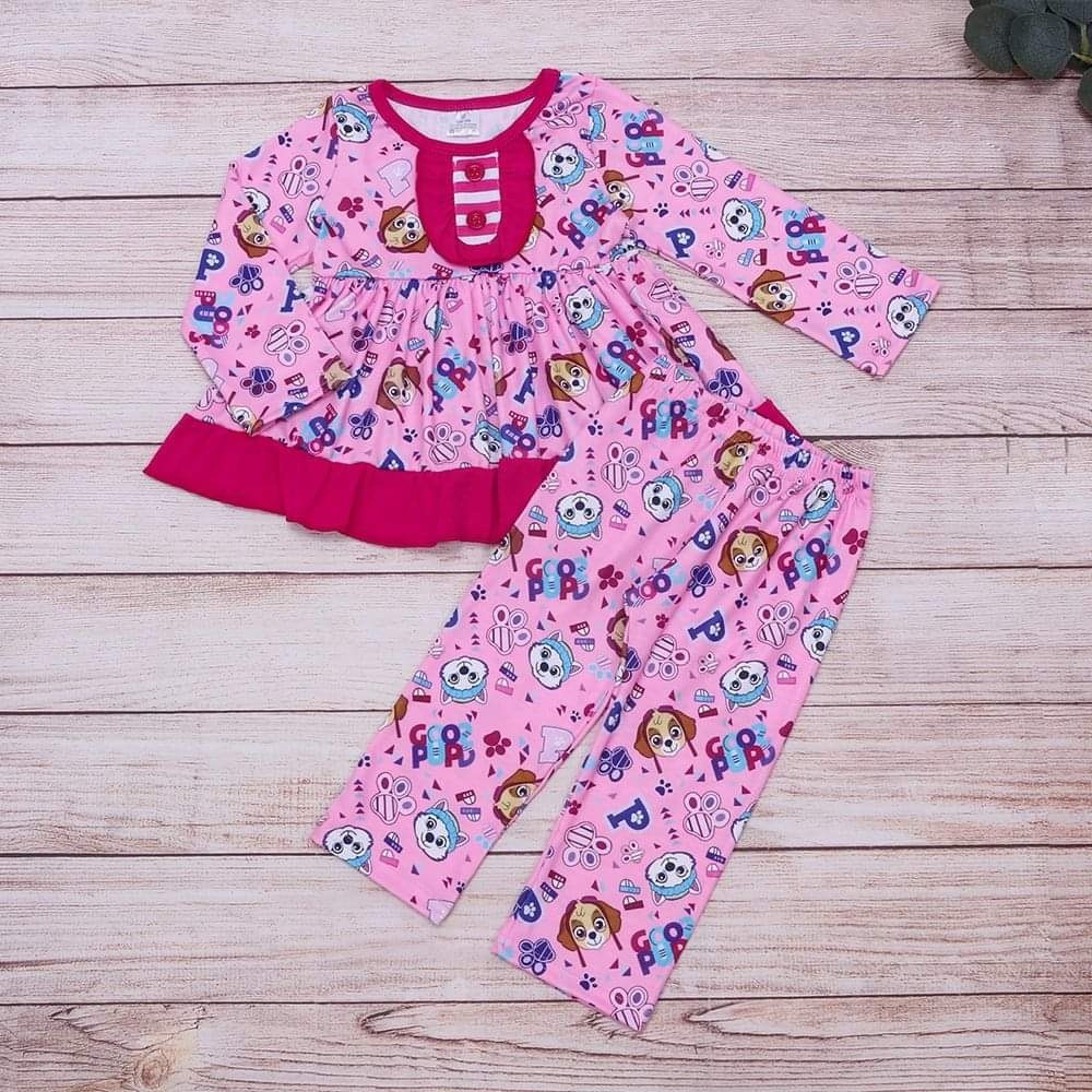 Paw Patrol print girls outfit set